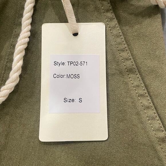 L.T.J.  Zip Cuff Utility Pants - Moss small - Picture 6 of 9